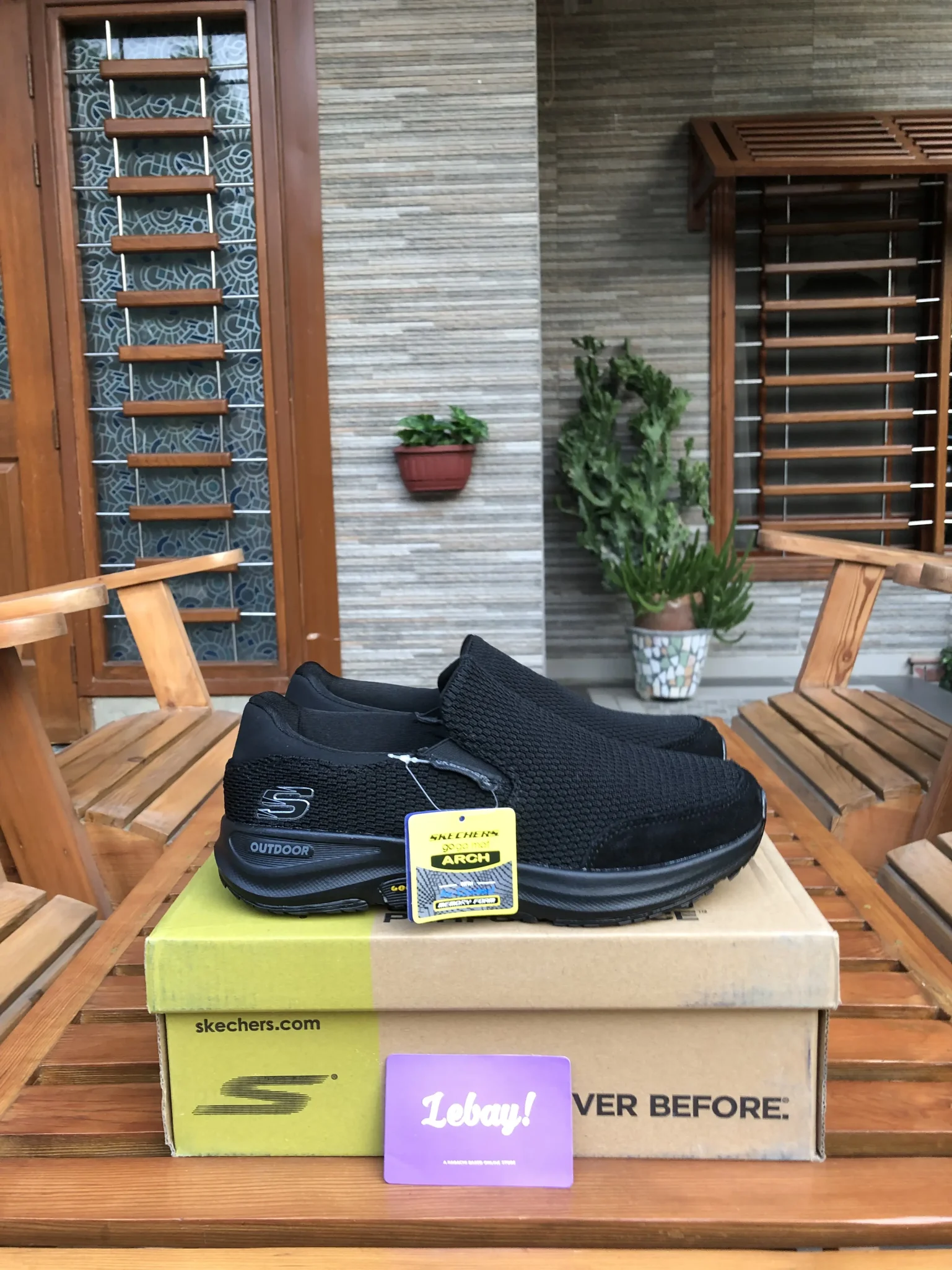 Skechers Outdoor GogA Mat Cushioned (Blacks)
