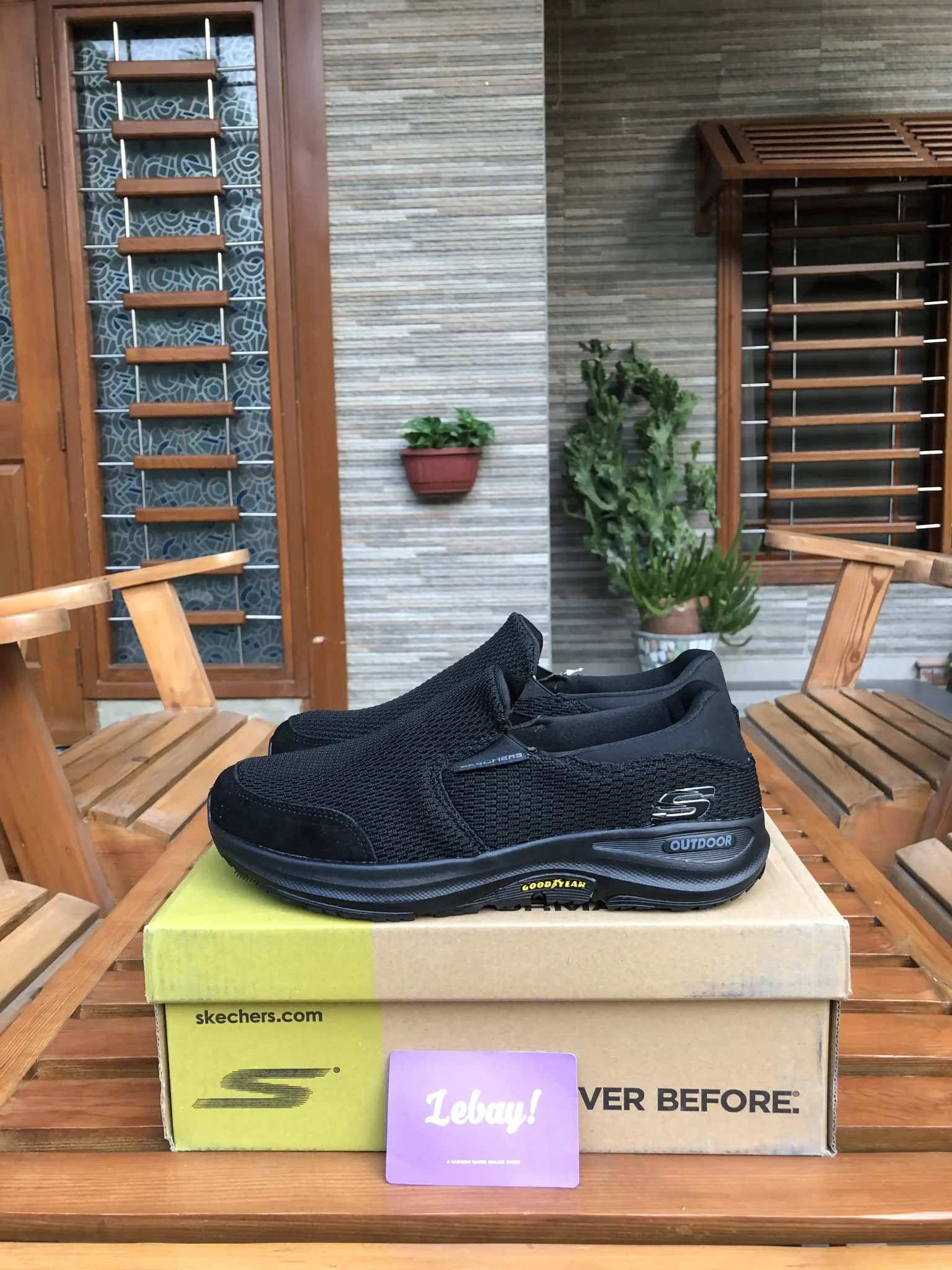 Skechers Outdoor GogA Mat Cushioned (Blacks)