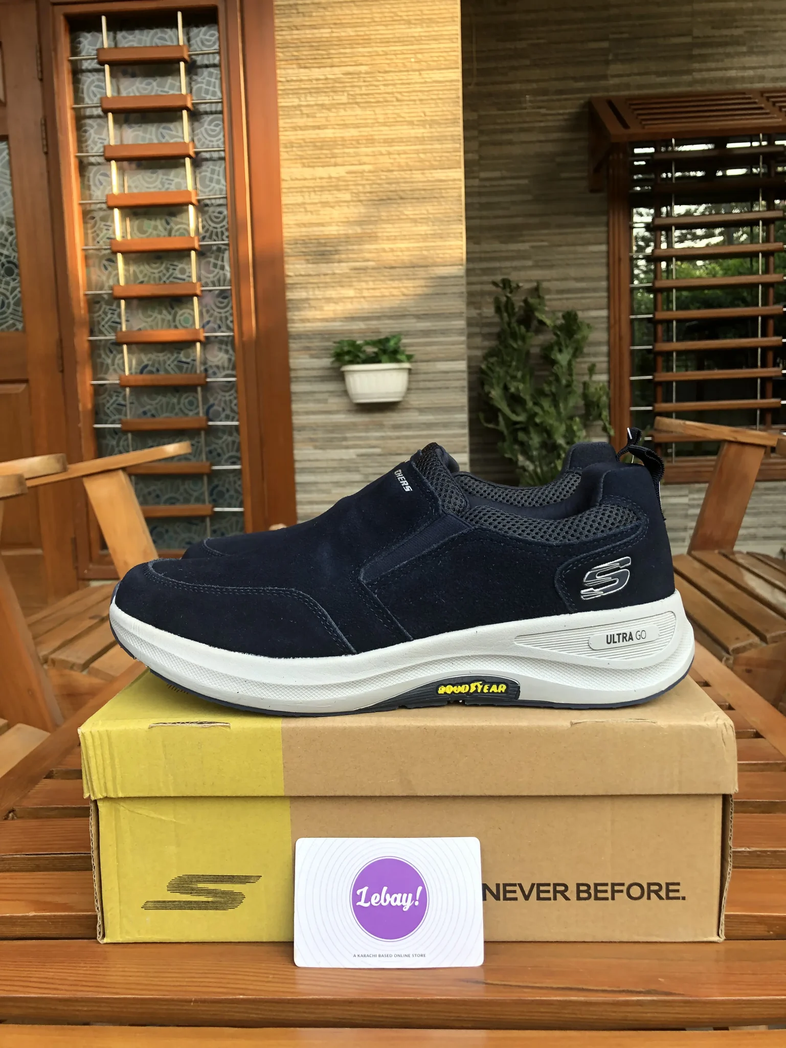 Skechers Ultra Go Good Year (Suede Blue)