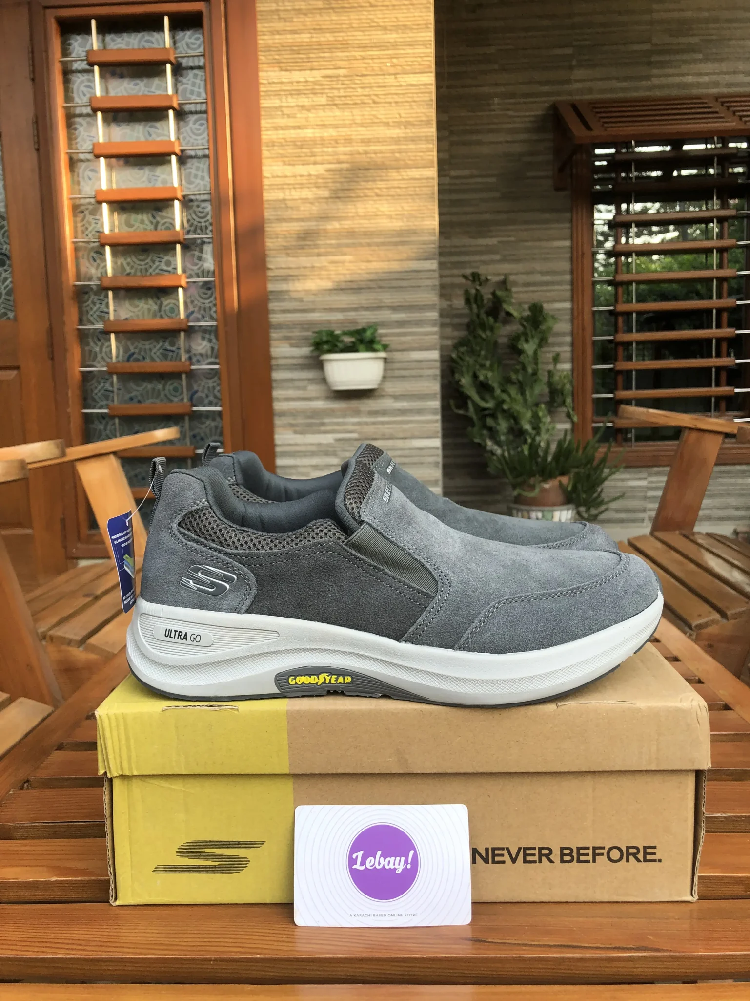 Skechers Ultra Go Good Year (Suede Grey)