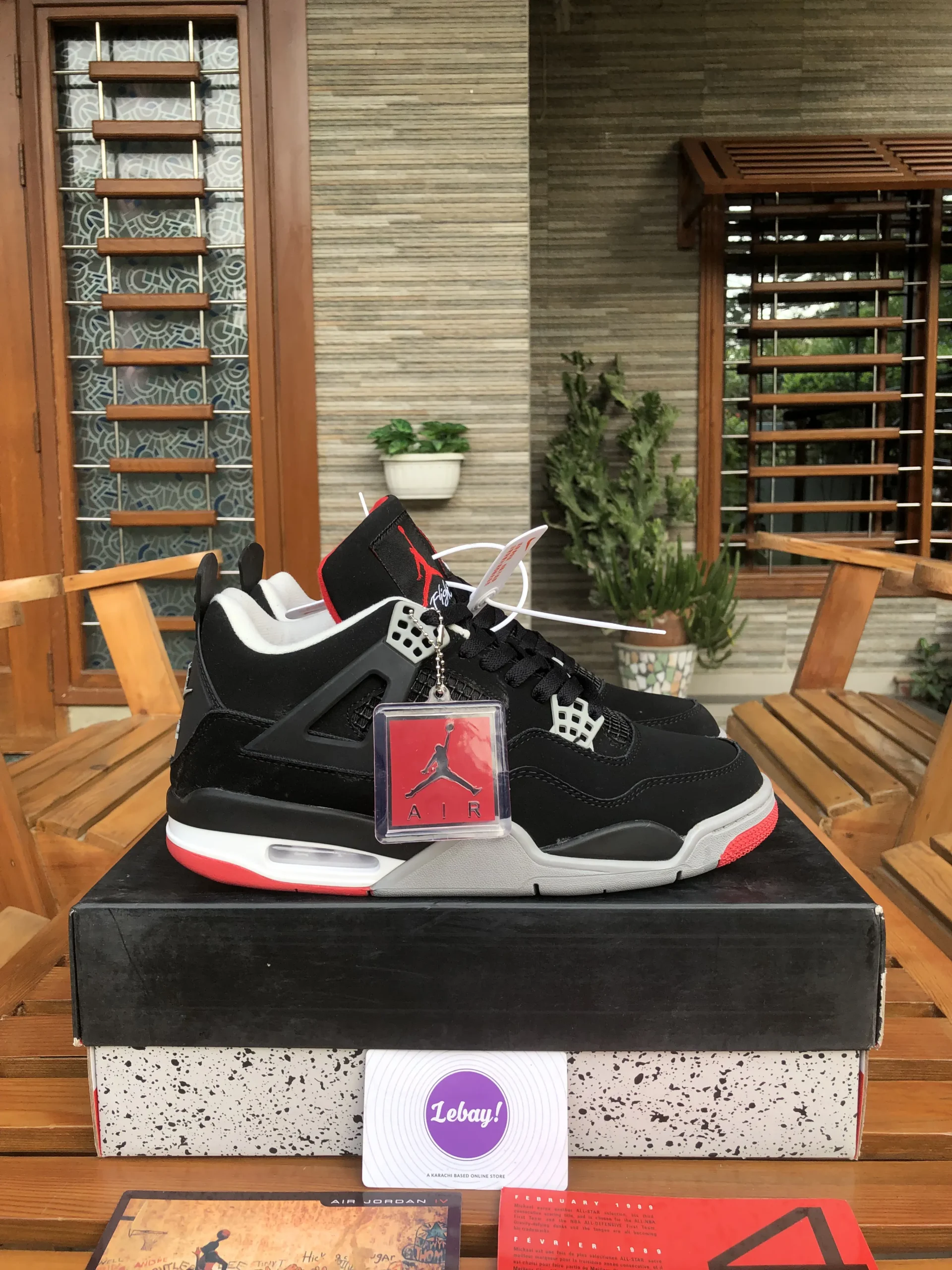 Air Jordan 4 Retro Bred Toe 2019 (Grade 8A)