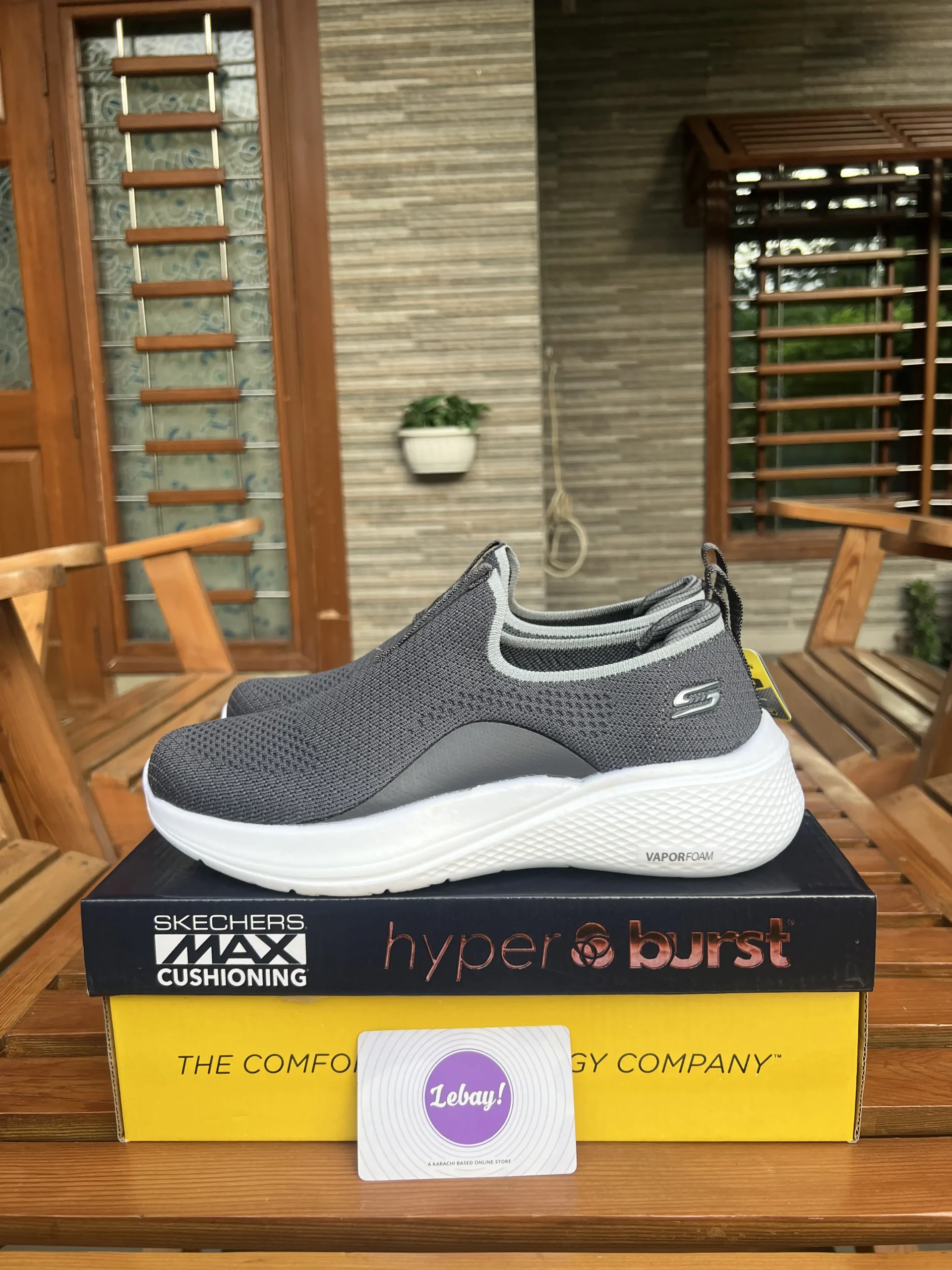 Skechers Go Run Vapormax Grey (Grade 8A Dot Perfect)
